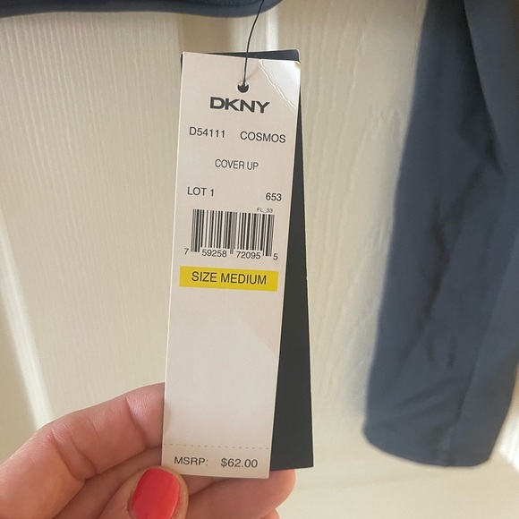 DKNY swim top/cover up • NWT • Womens M - Picture 4 of 7